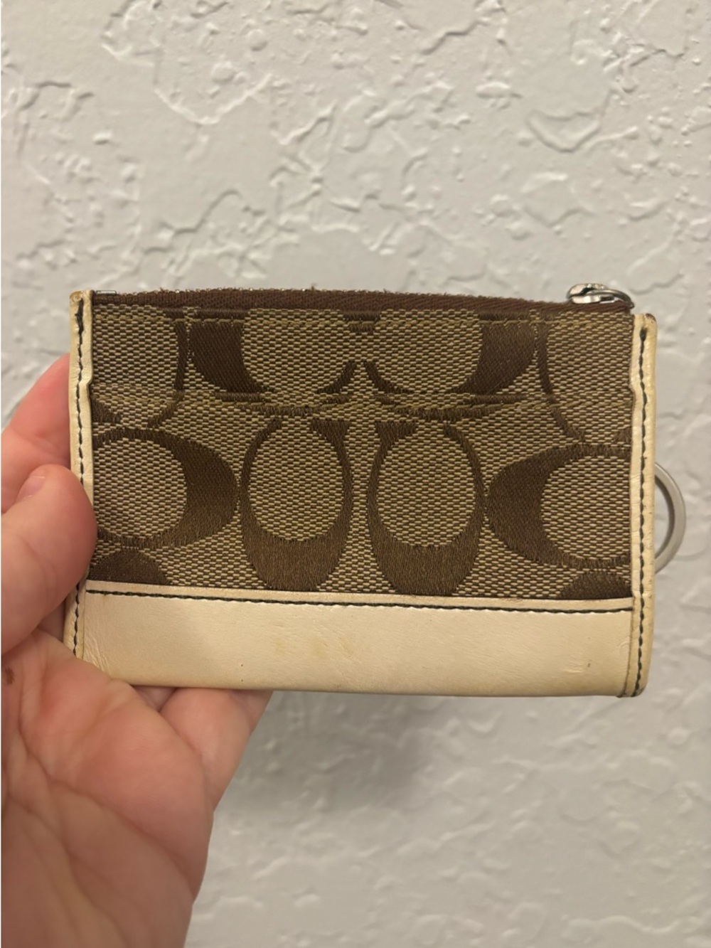 Coach Signature Keychain Wallet / Coin Purse Preloved Y2K 2000s millennial